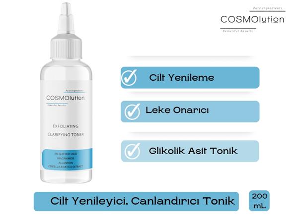Canlandırıcı Ve Gözenek Sıkılaştırıcı Glikolik Asit Tonik 200 mL